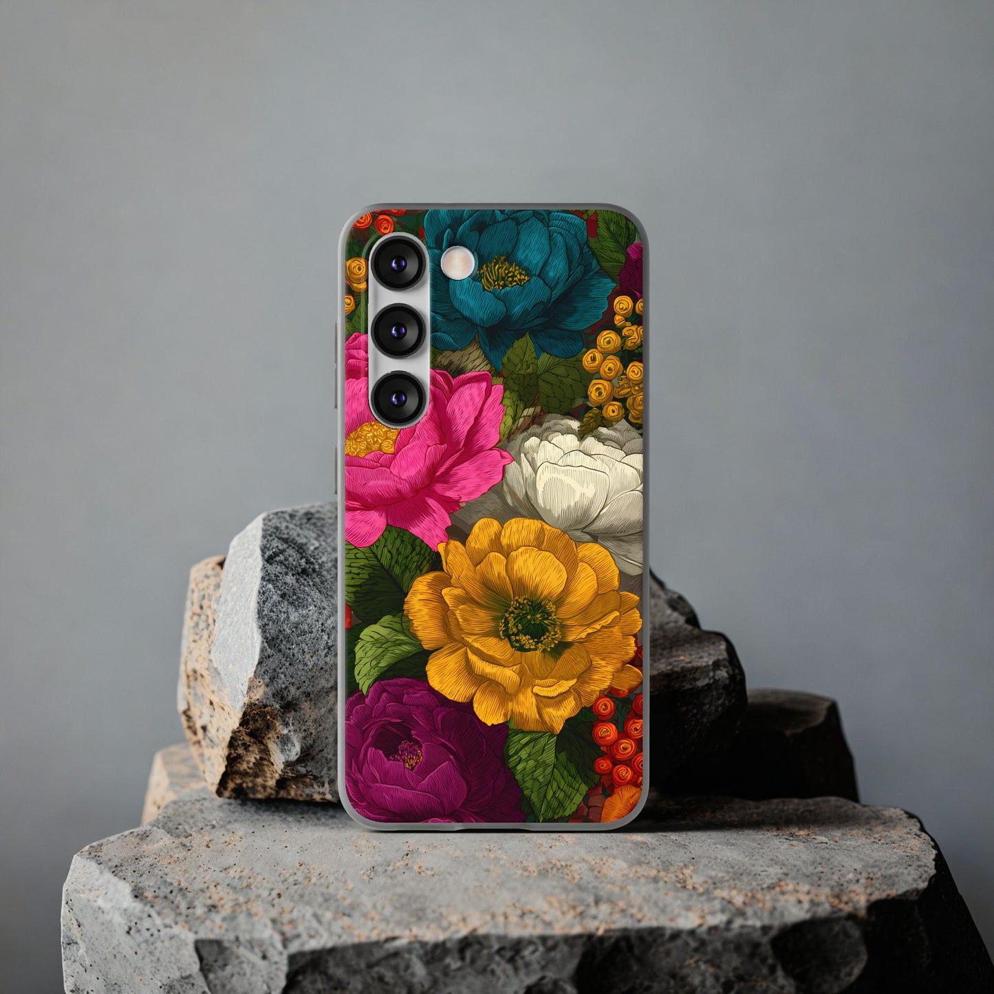 Midnight Bloom – Flexi Samsung Case