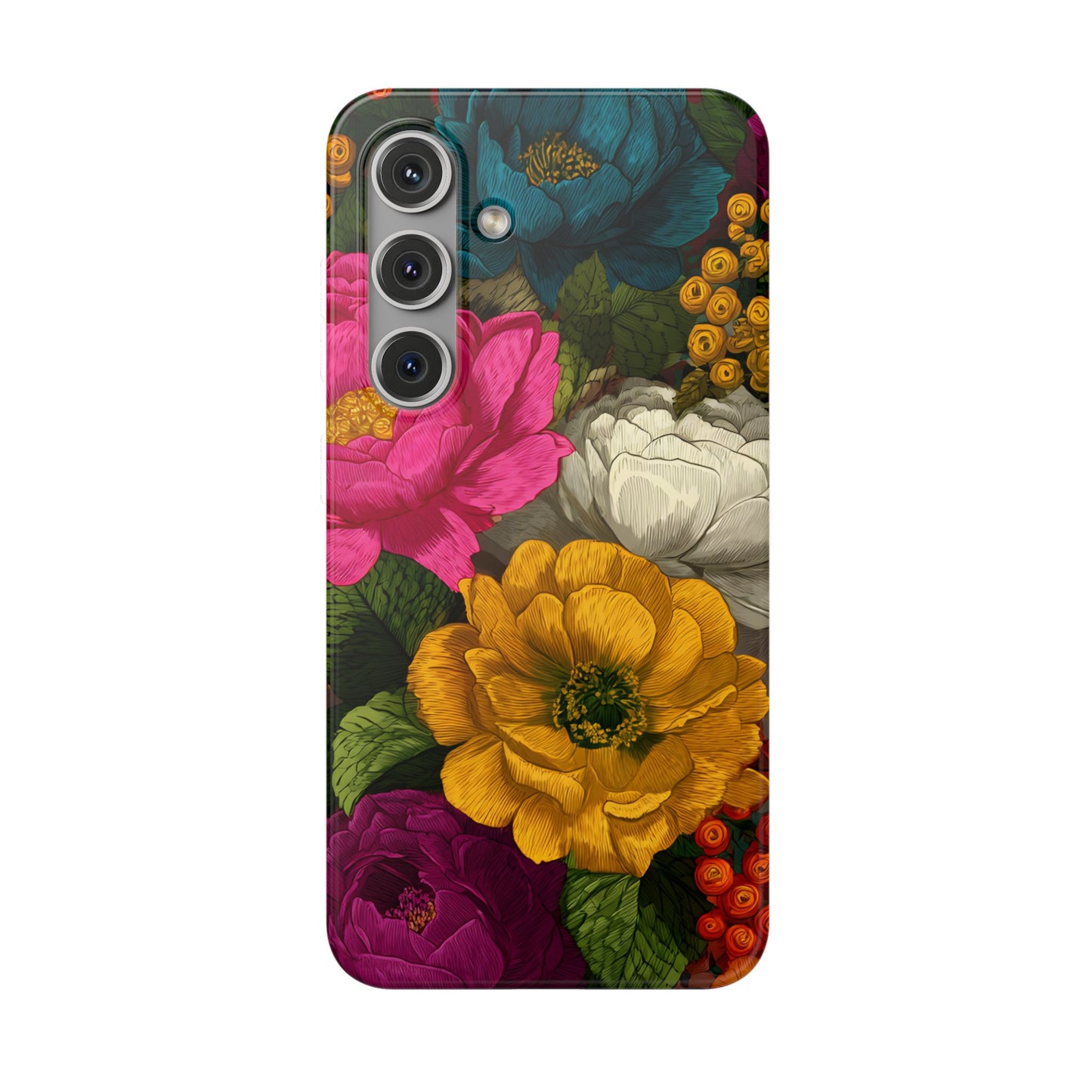 Midnight Bloom – Flexi Samsung Case