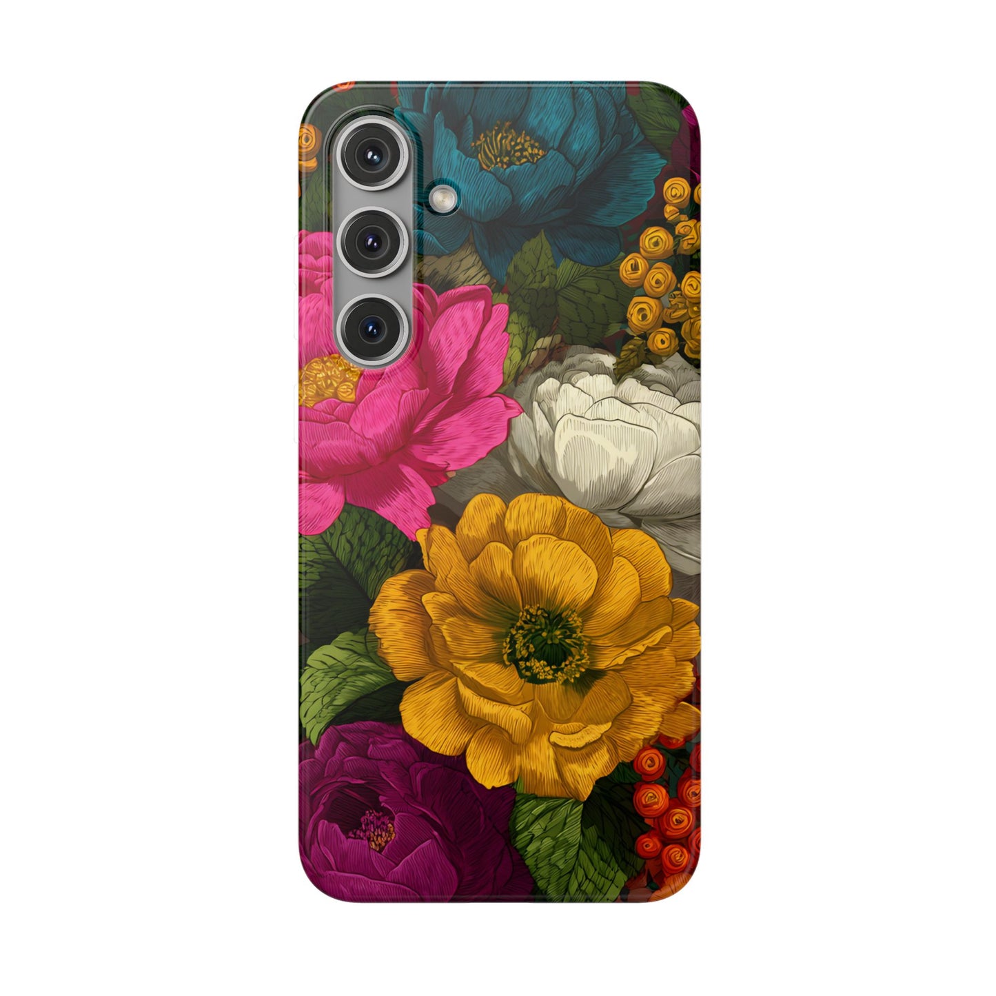 Midnight Bloom – Flexi Samsung Case