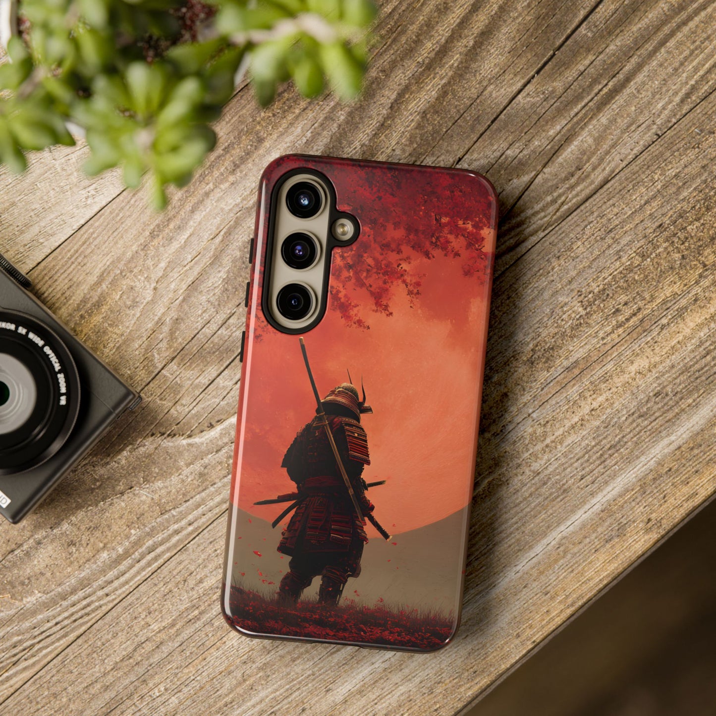 Blood Moon Warrior – Tough Glossy Samsung Galaxy Case