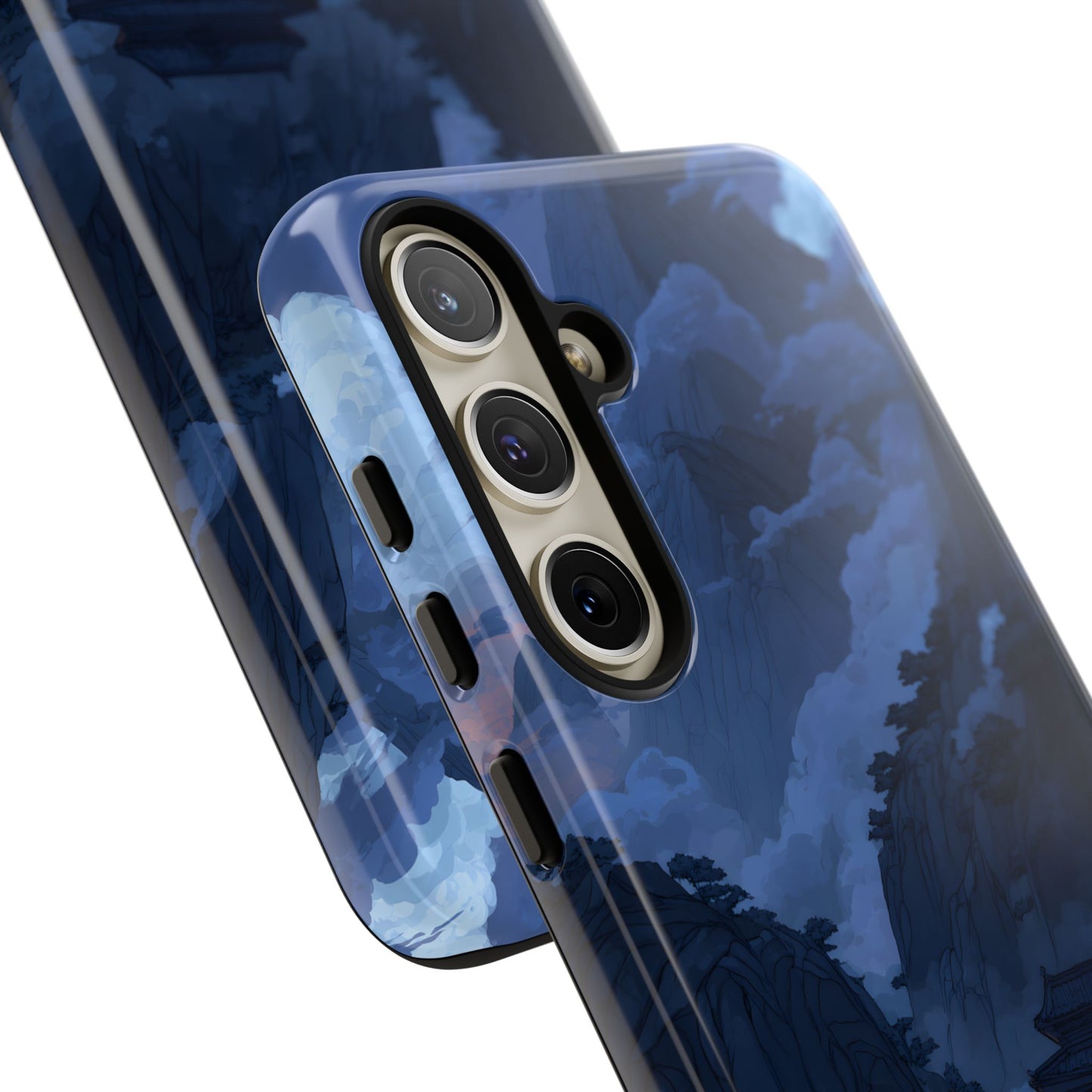 Mountain Fortress โ Tough Glossy Samsung Galaxy Case