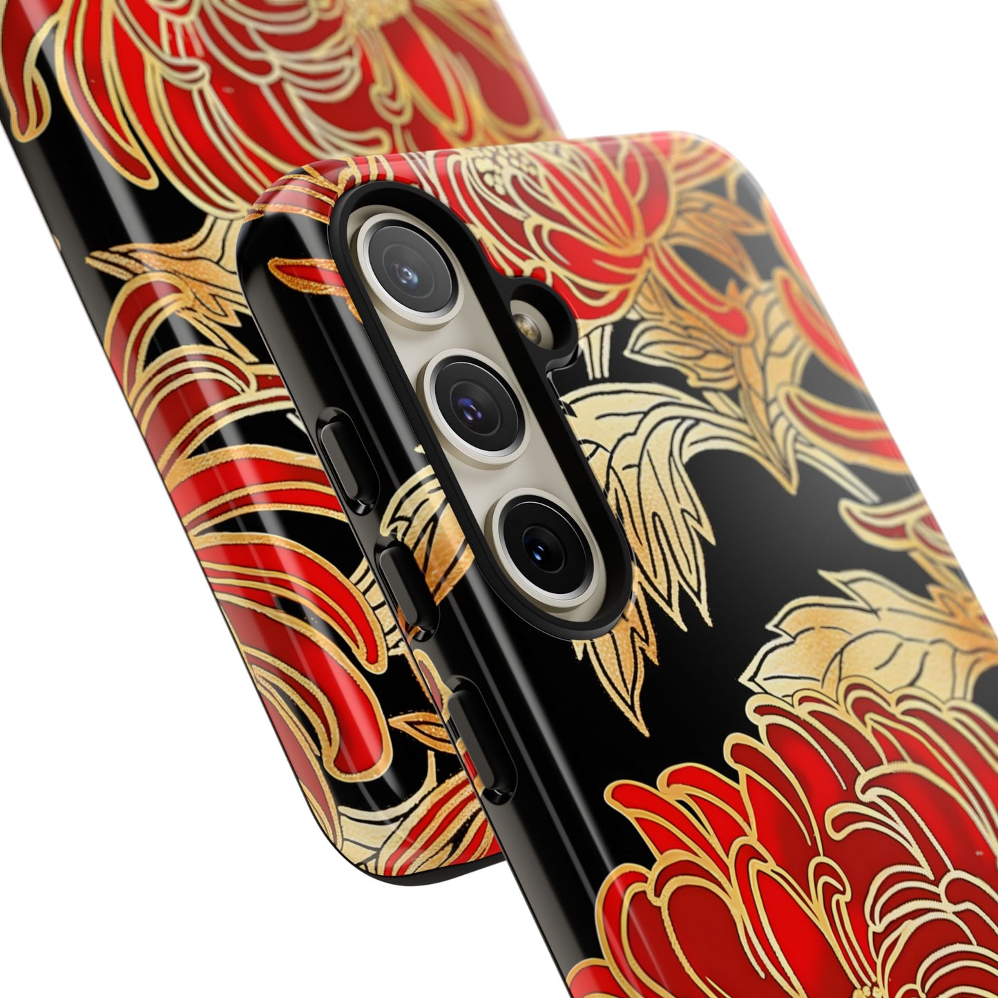 Ember Petals โ Tough Glossy Samsung Galaxy Case