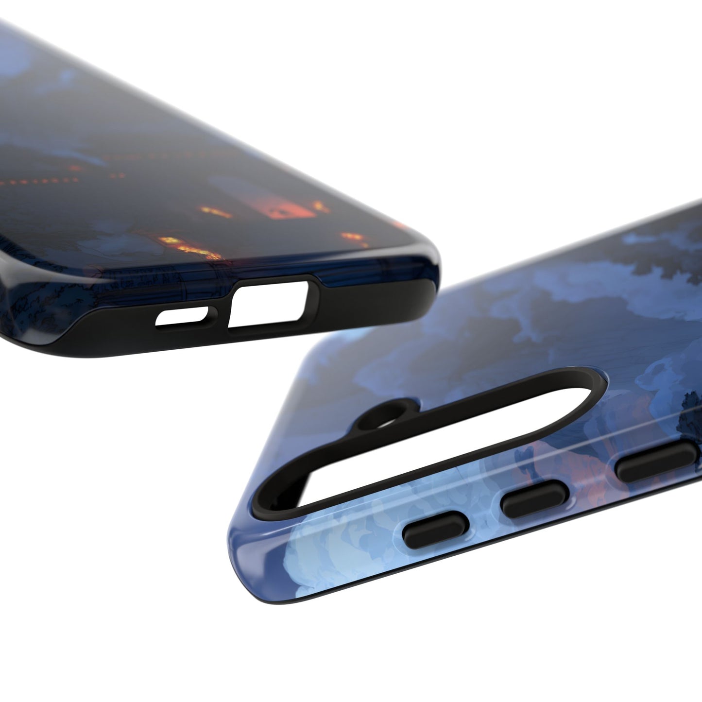 Mountain Fortress โ Tough Glossy Samsung Galaxy Case