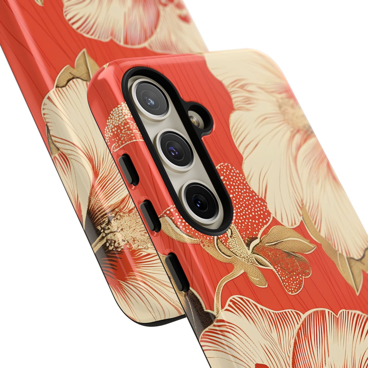 Golden Hibiscus โ Tough Glossy Samsung Galaxy Case
