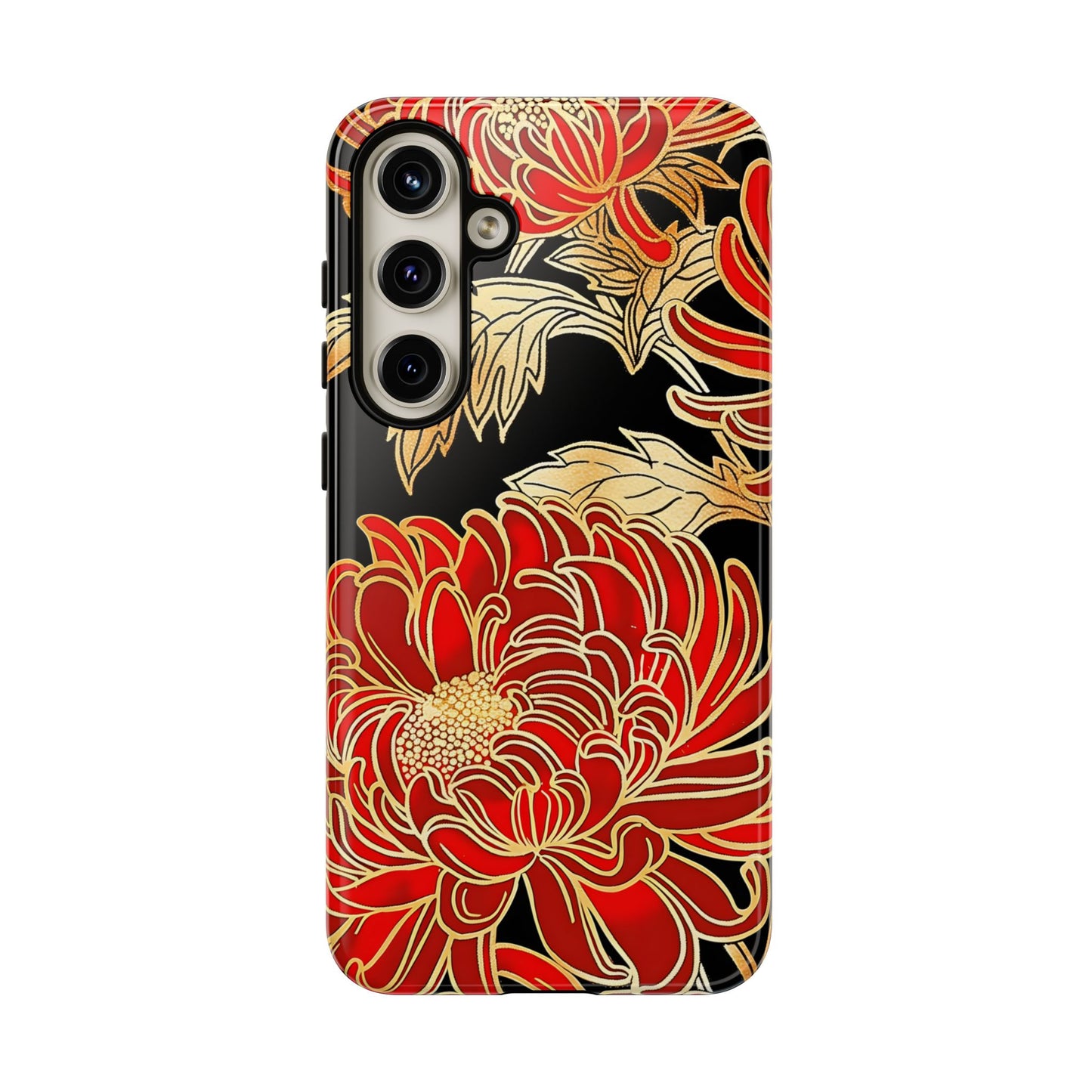 Ember Petals โ Tough Glossy Samsung Galaxy Case