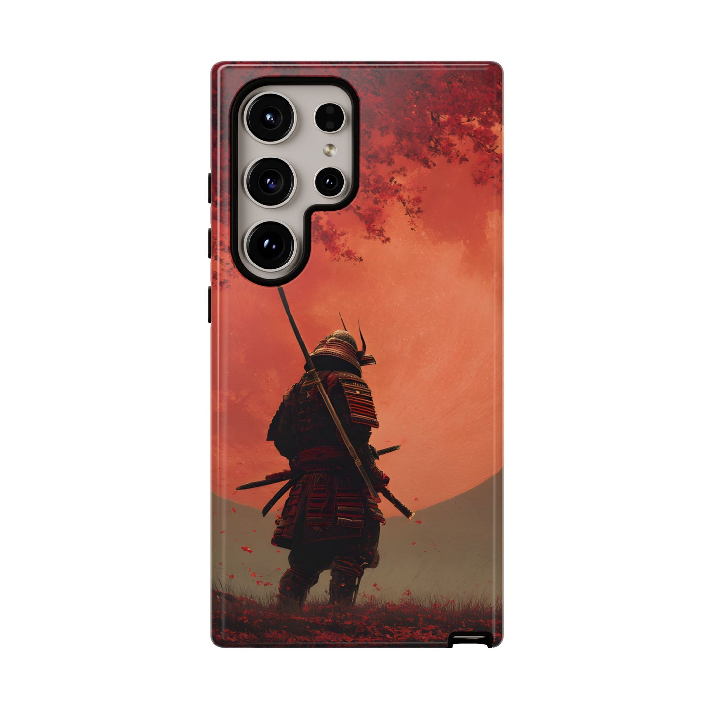 Blood Moon Warrior – Tough Glossy Samsung Galaxy Case
