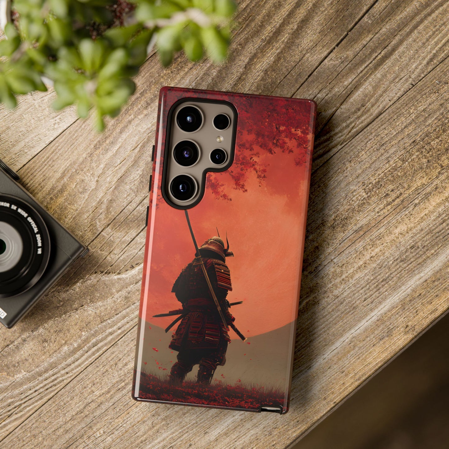 Blood Moon Warrior – Tough Glossy Samsung Galaxy Case