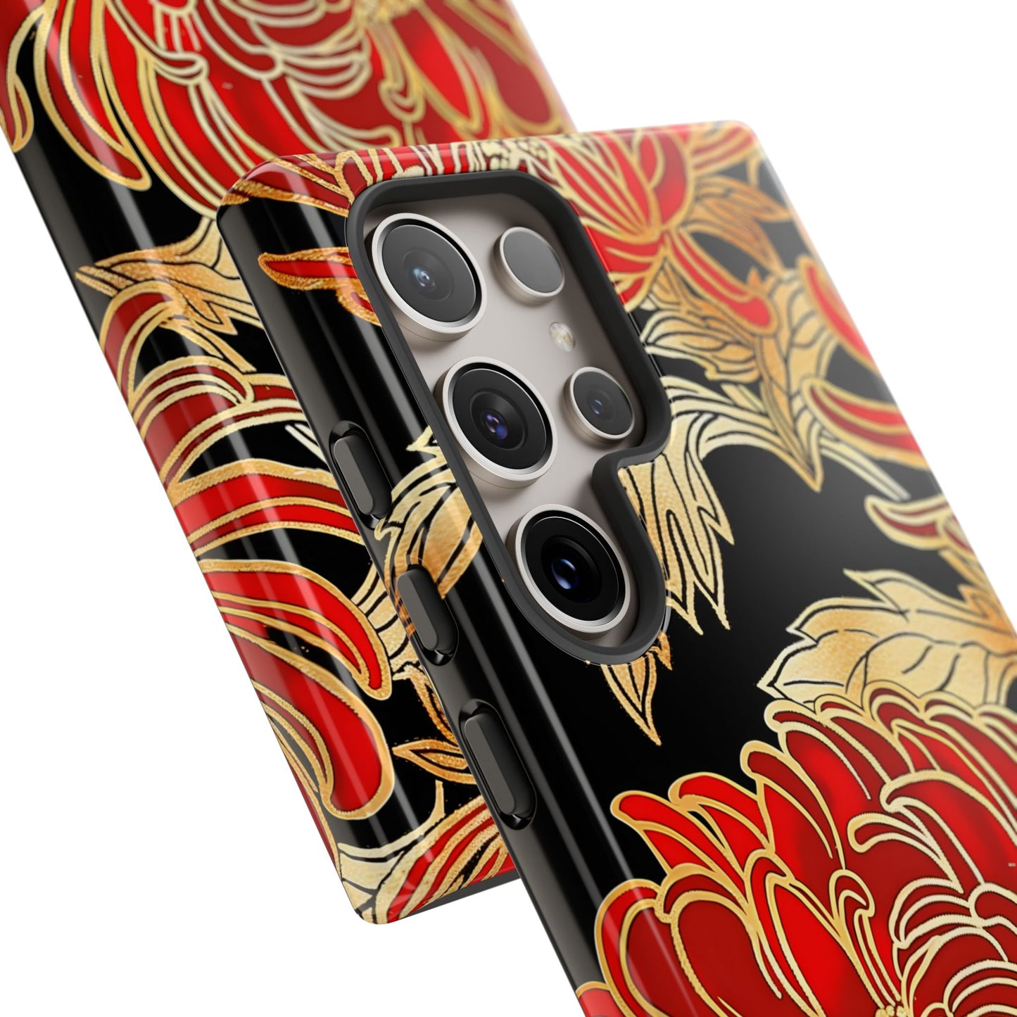 Ember Petals โ Tough Glossy Samsung Galaxy Case