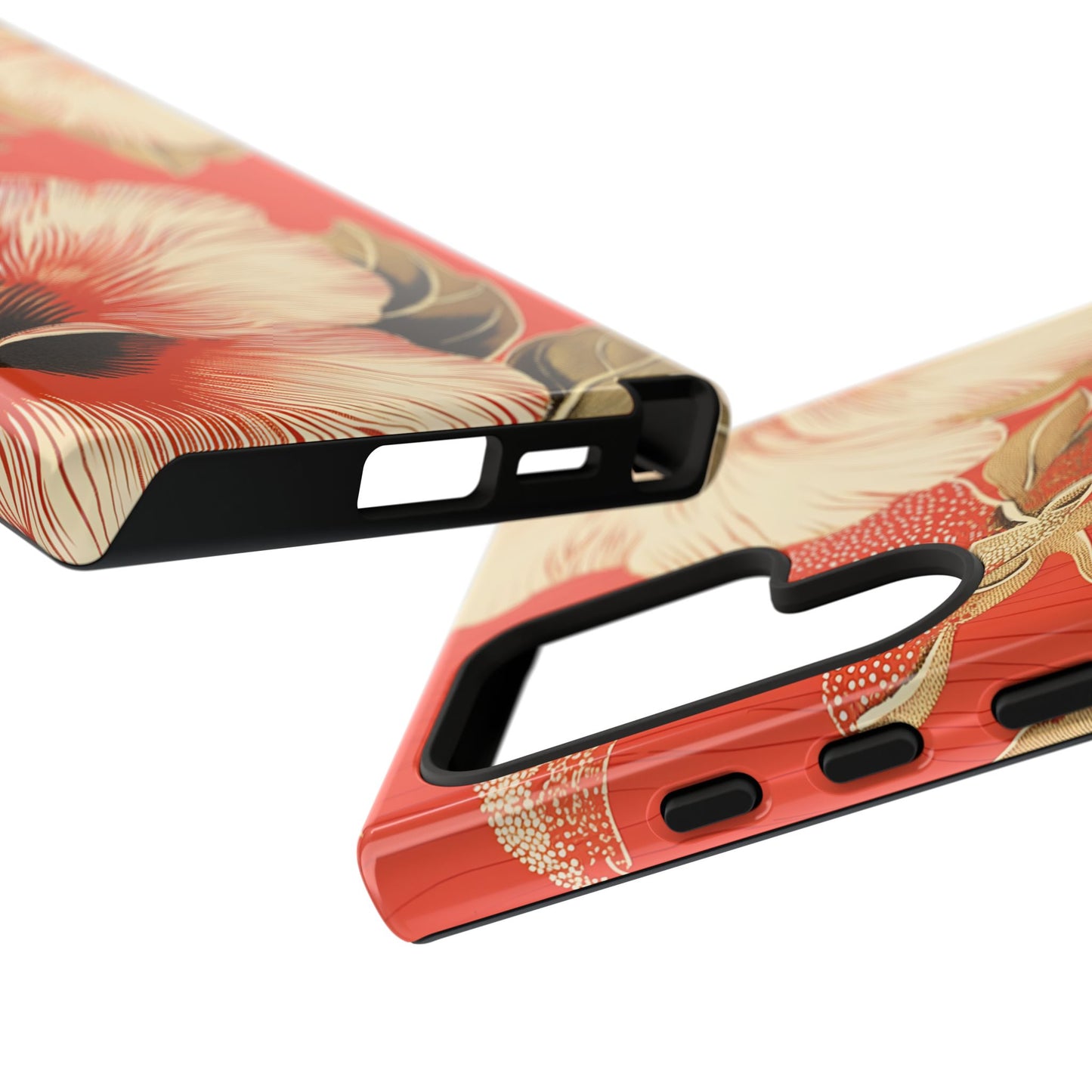 Golden Hibiscus โ Tough Glossy Samsung Galaxy Case