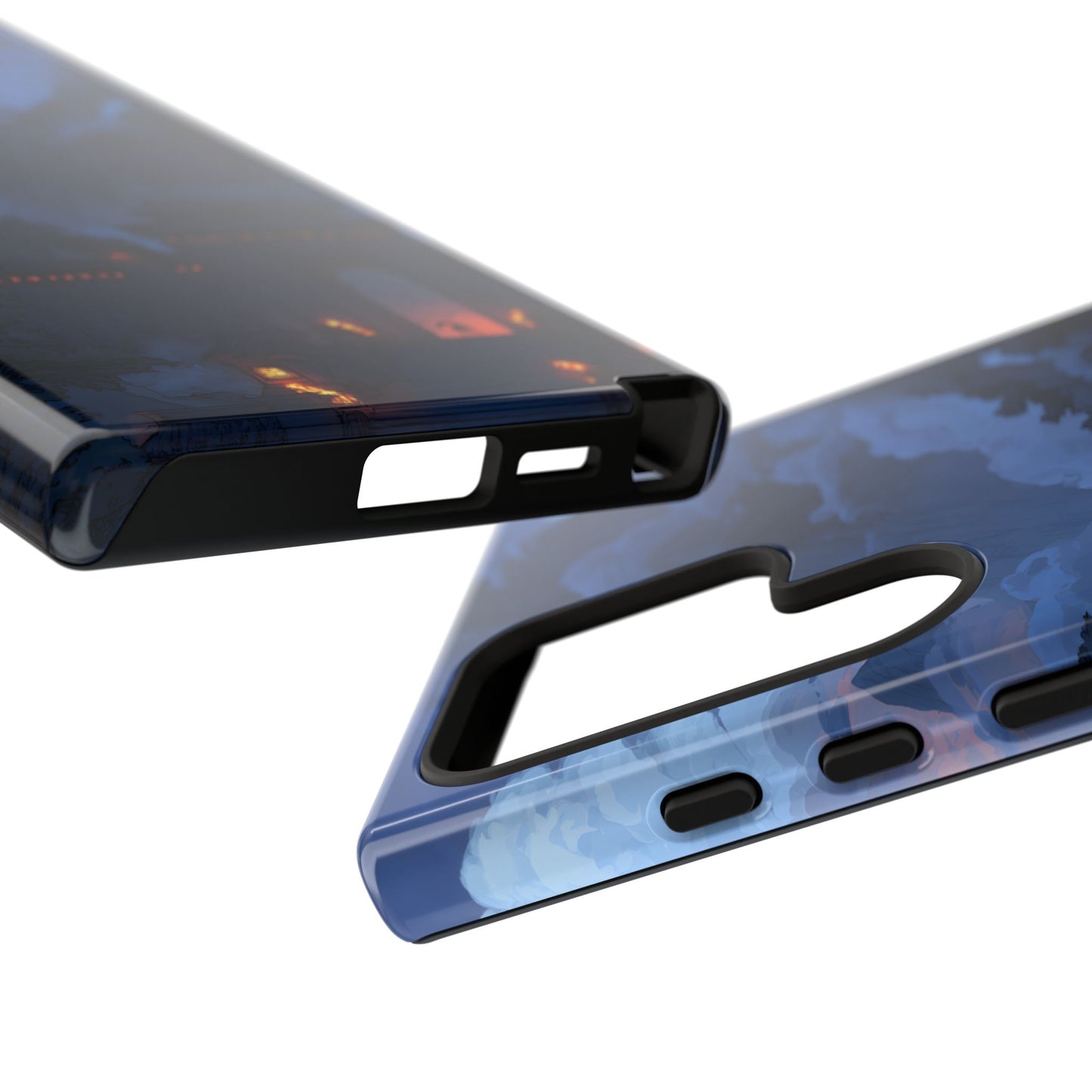 Mountain Fortress โ Tough Glossy Samsung Galaxy Case