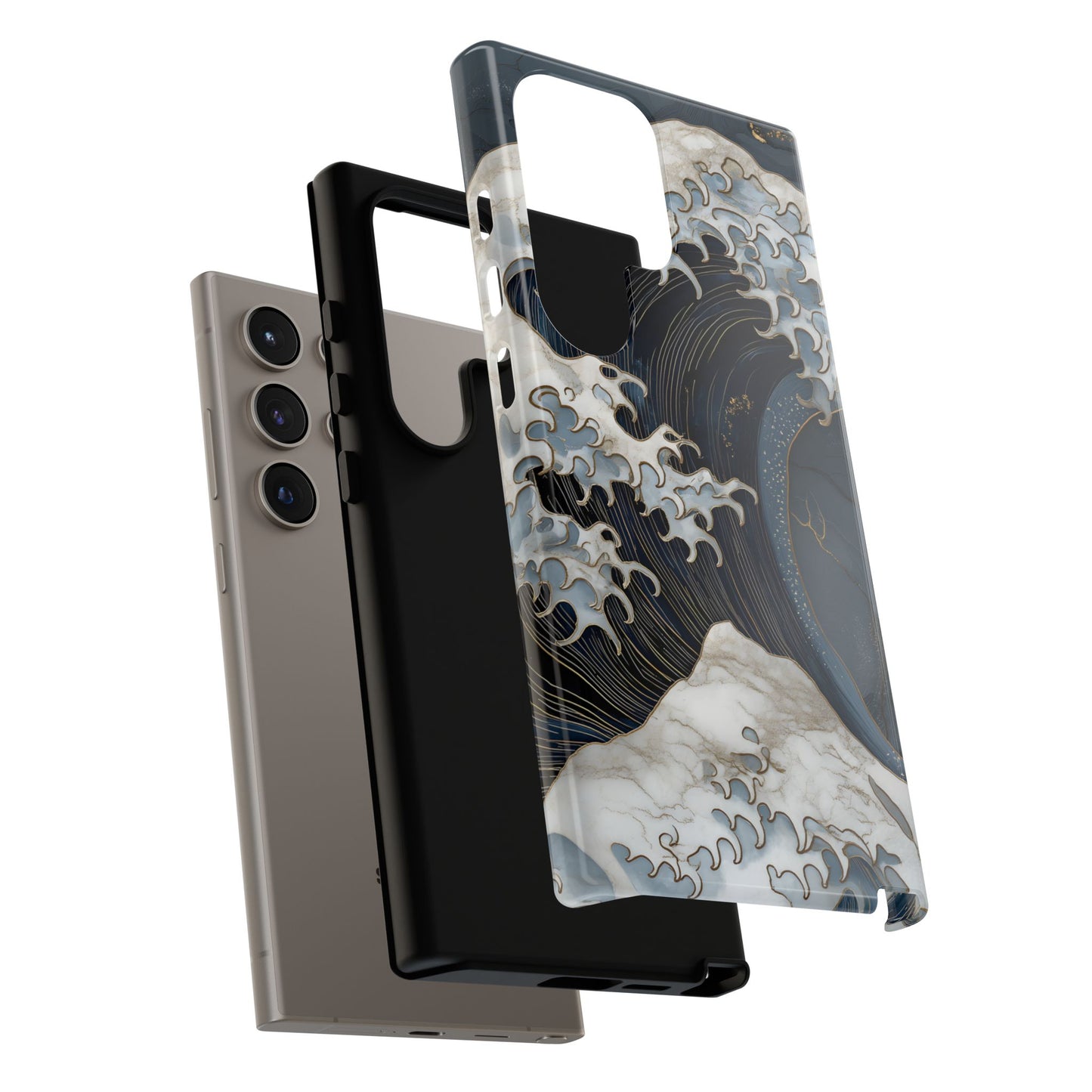 Golden Wave – Tough Glossy Samsung Case