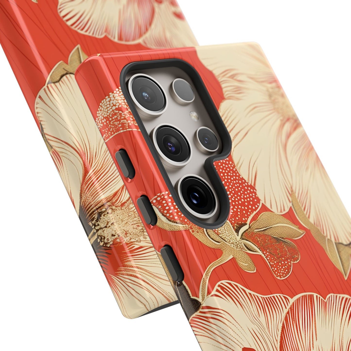 Golden Hibiscus โ Tough Glossy Samsung Galaxy Case