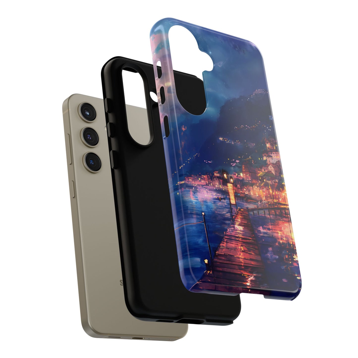 Twilight Harbor – Tough Glossy Samsung Galaxy Case