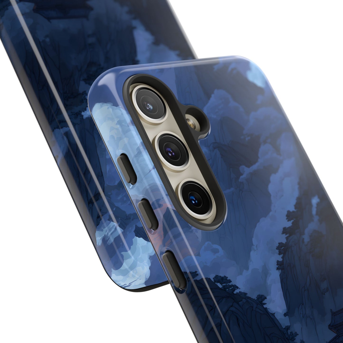 Mountain Fortress โ Tough Glossy Samsung Galaxy Case
