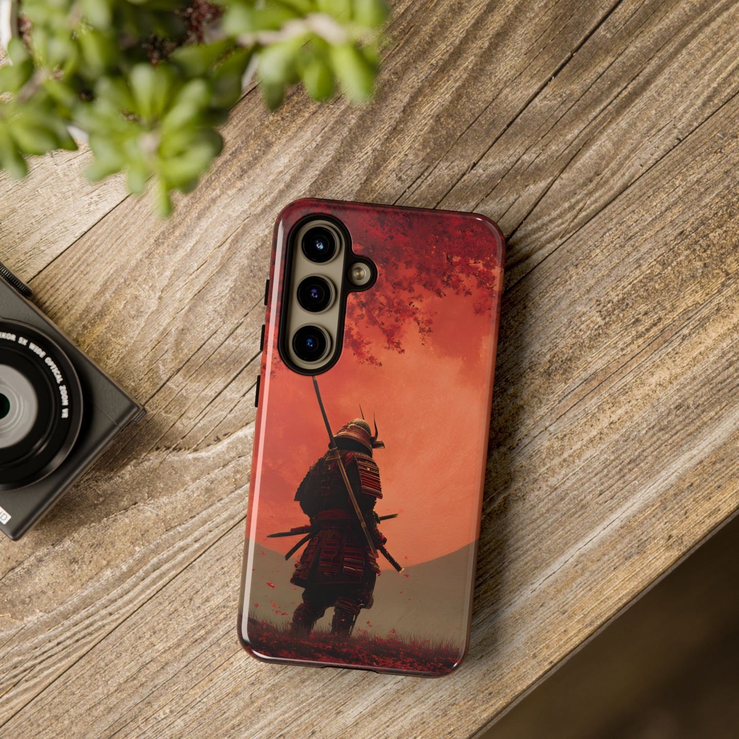 Blood Moon Warrior – Tough Glossy Samsung Galaxy Case