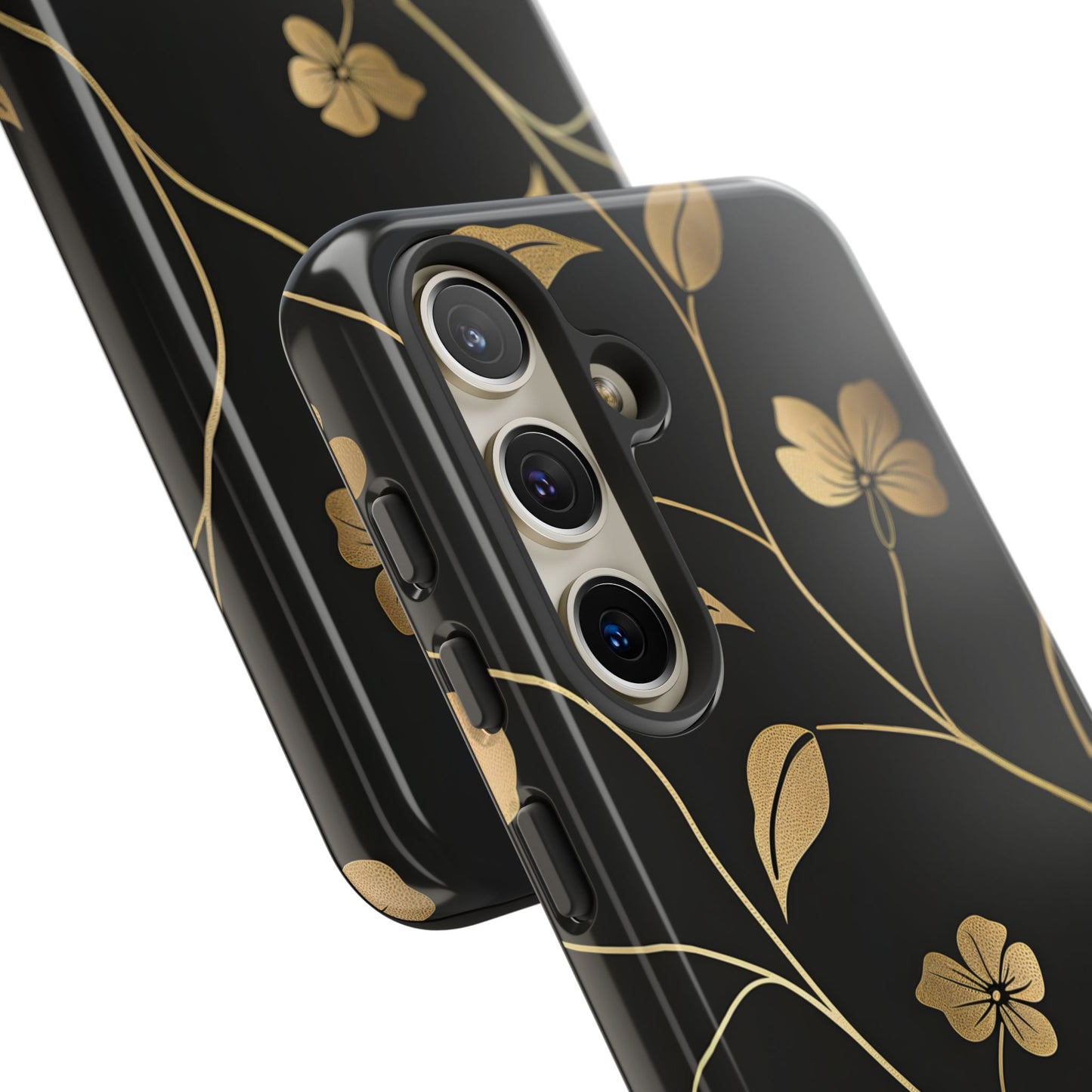 Golden Elegance – Tough Glossy Samsung Galaxy Case
