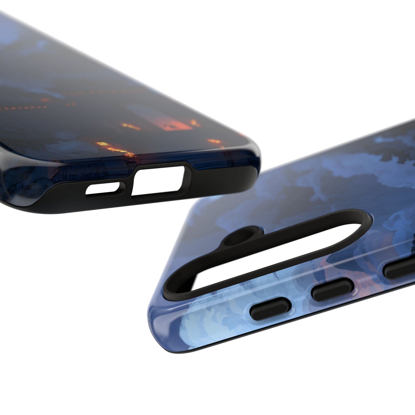 Mountain Fortress โ Tough Glossy Samsung Galaxy Case