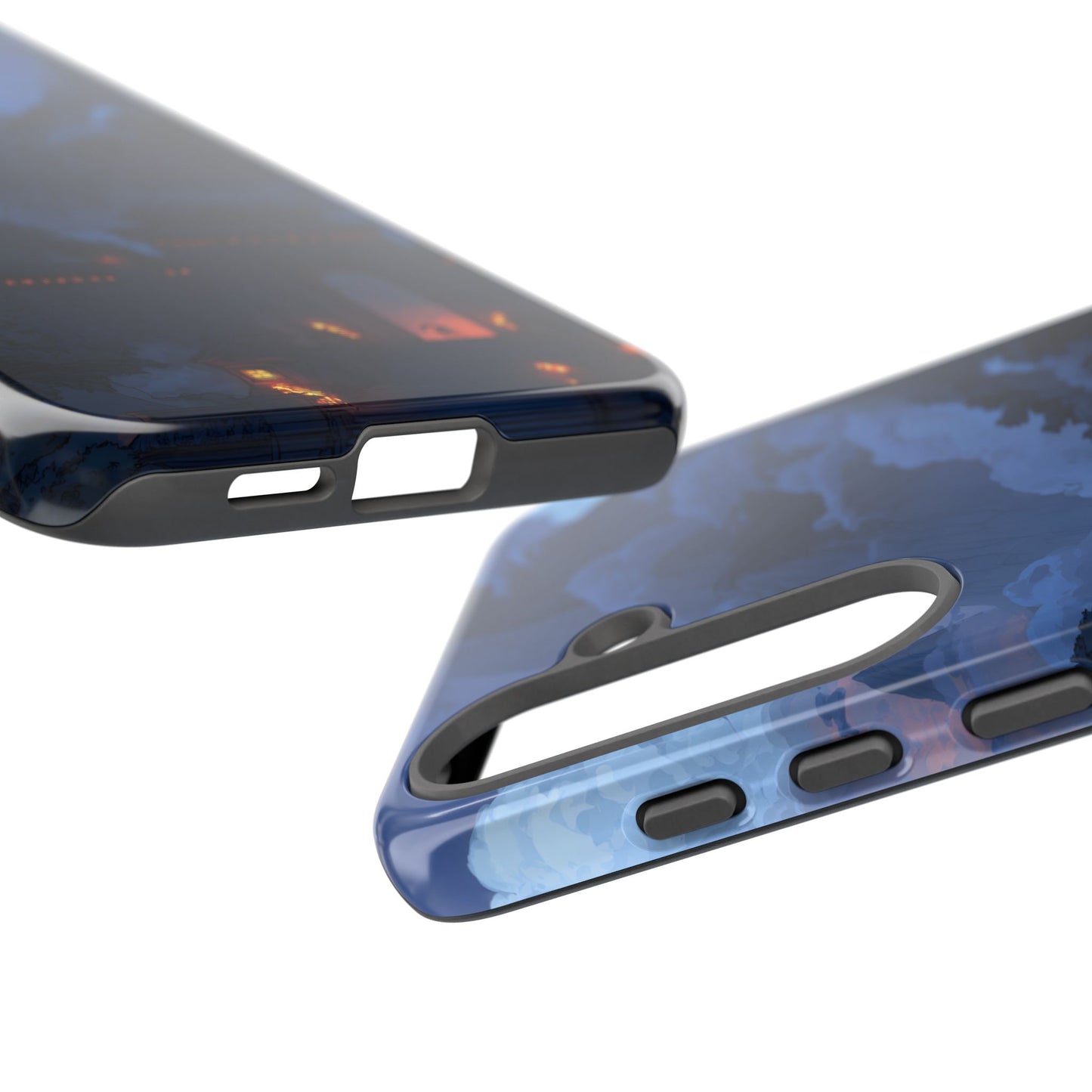 Mountain Fortress โ Tough Glossy Samsung Galaxy Case
