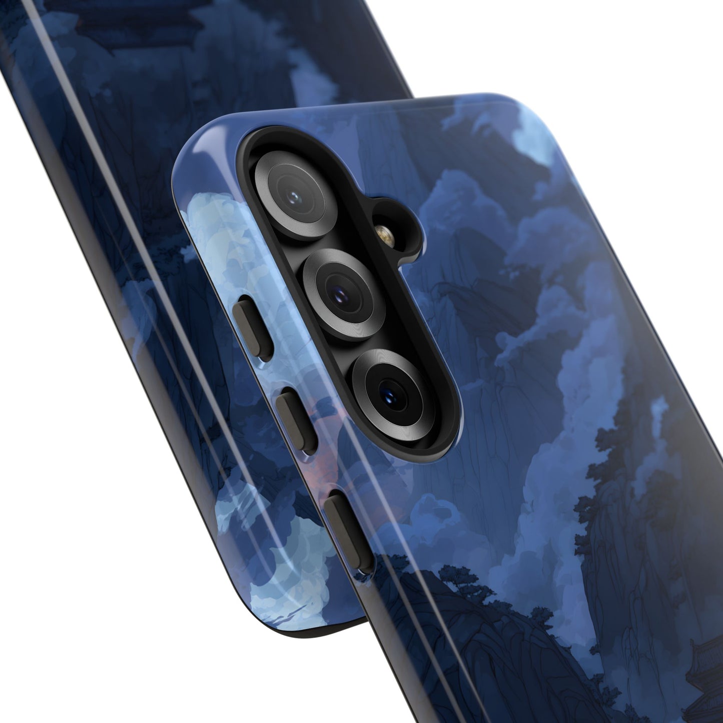 Mountain Fortress โ Tough Glossy Samsung Galaxy Case