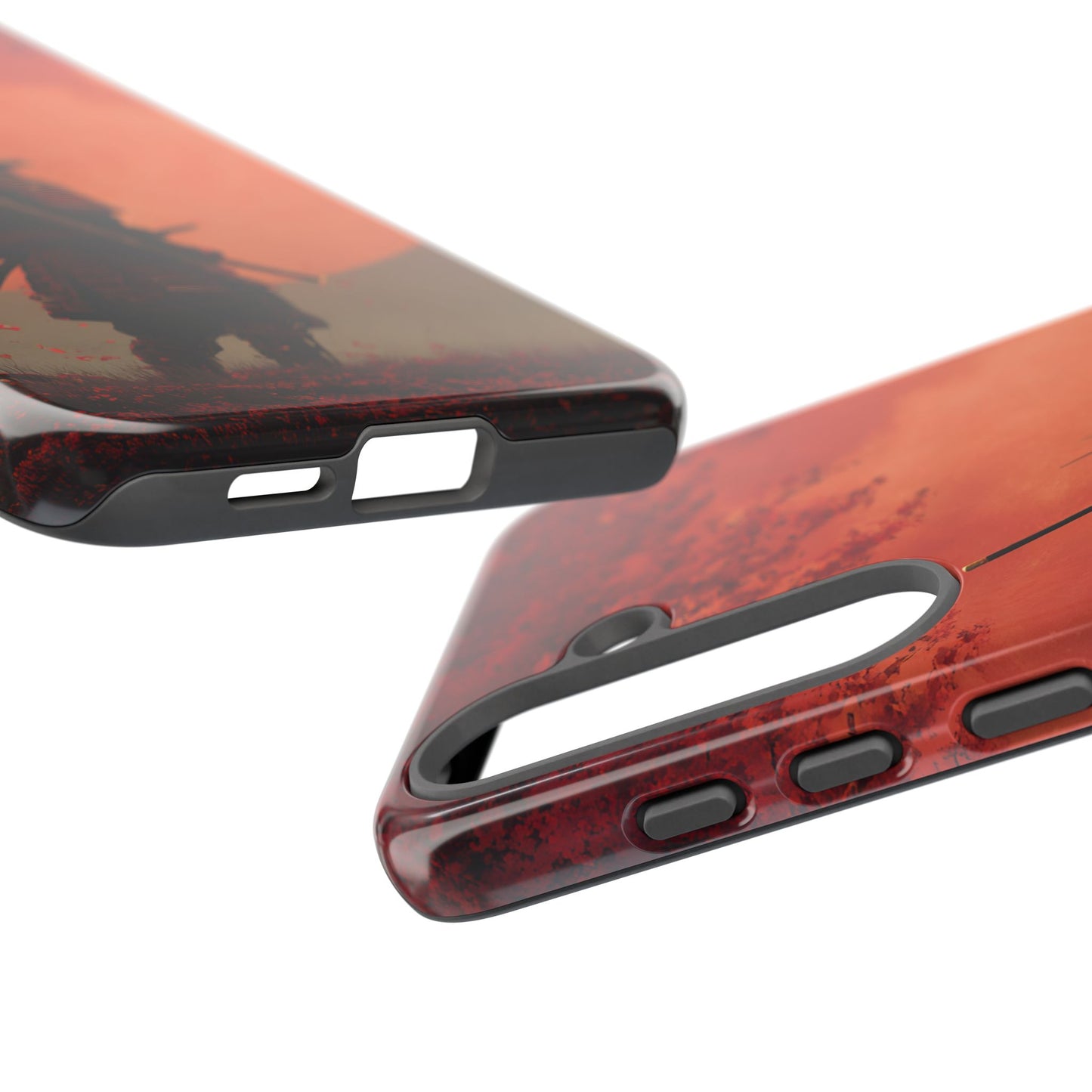 Blood Moon Warrior – Tough Glossy Samsung Galaxy Case