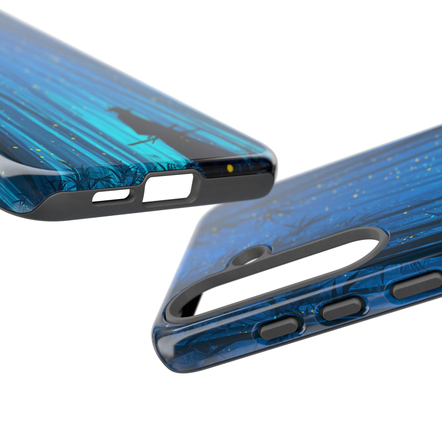 Shadowed Bamboo Sentinel – Tough Glossy Samsung Galaxy Case