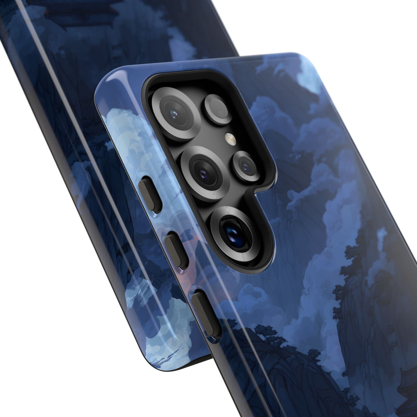 Mountain Fortress โ Tough Glossy Samsung Galaxy Case