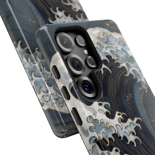 Golden Wave – Tough Glossy Samsung Case