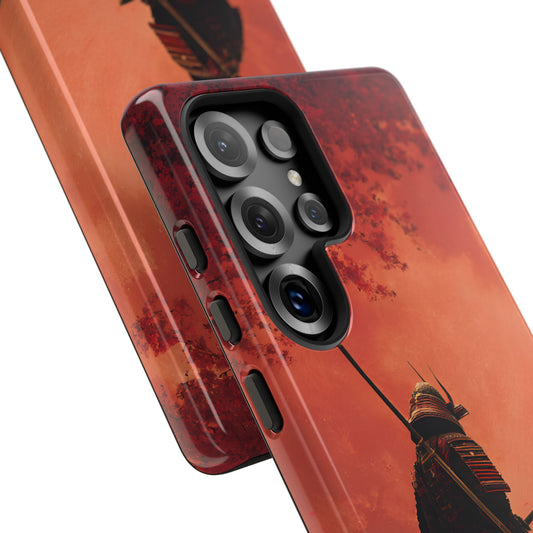 Blood Moon Warrior – Tough Glossy Samsung Galaxy Case