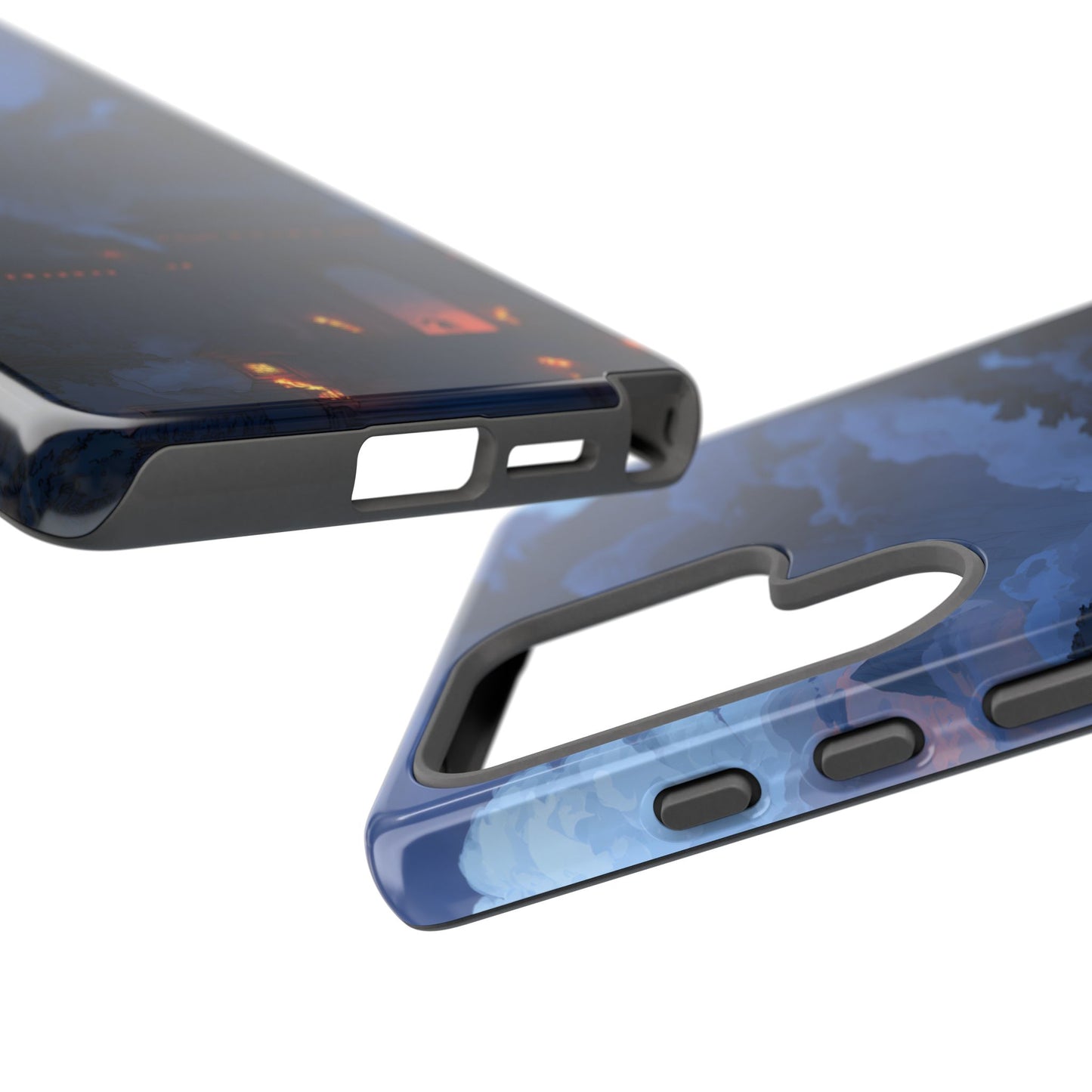 Mountain Fortress โ Tough Glossy Samsung Galaxy Case