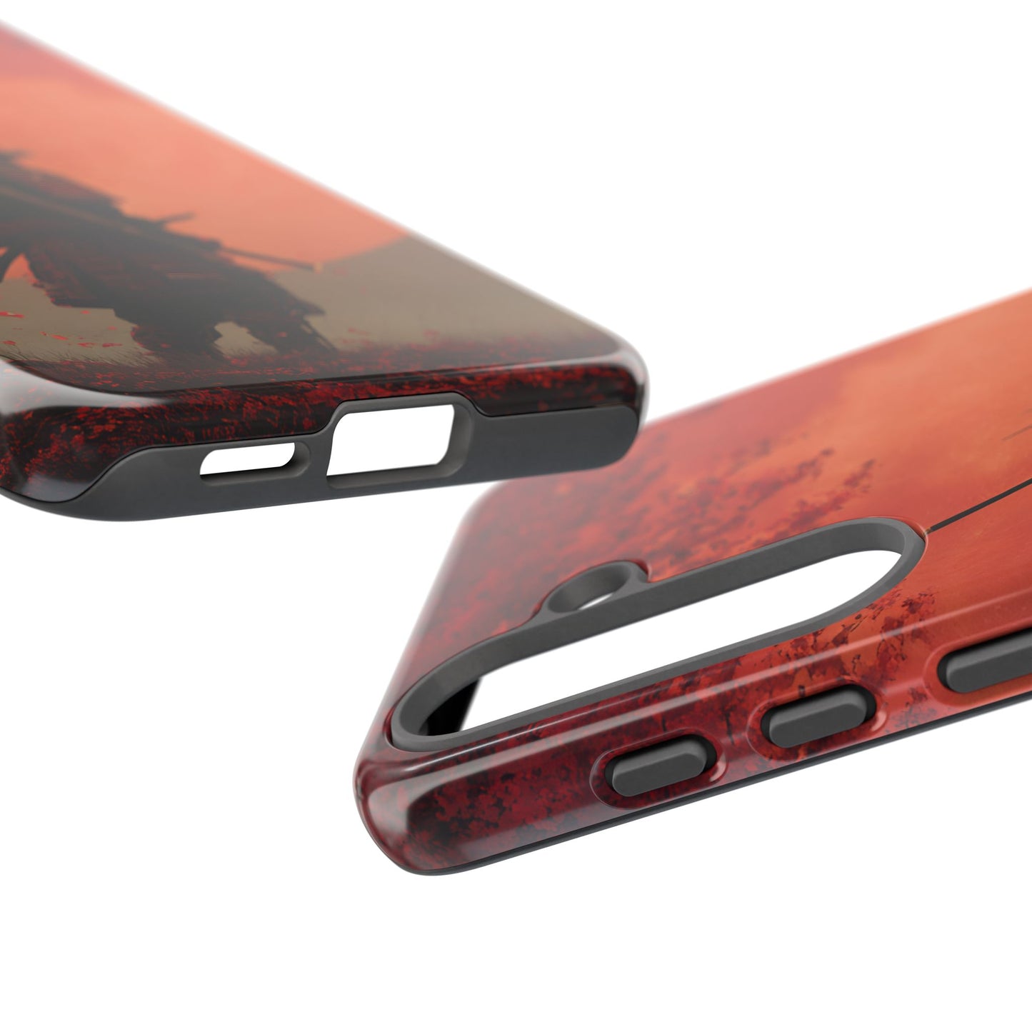 Blood Moon Warrior – Tough Glossy Samsung Galaxy Case