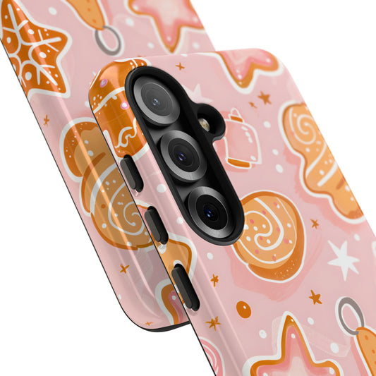 Gingerbread Sweet Stars – Tough Glossy Samsung Galaxy Case