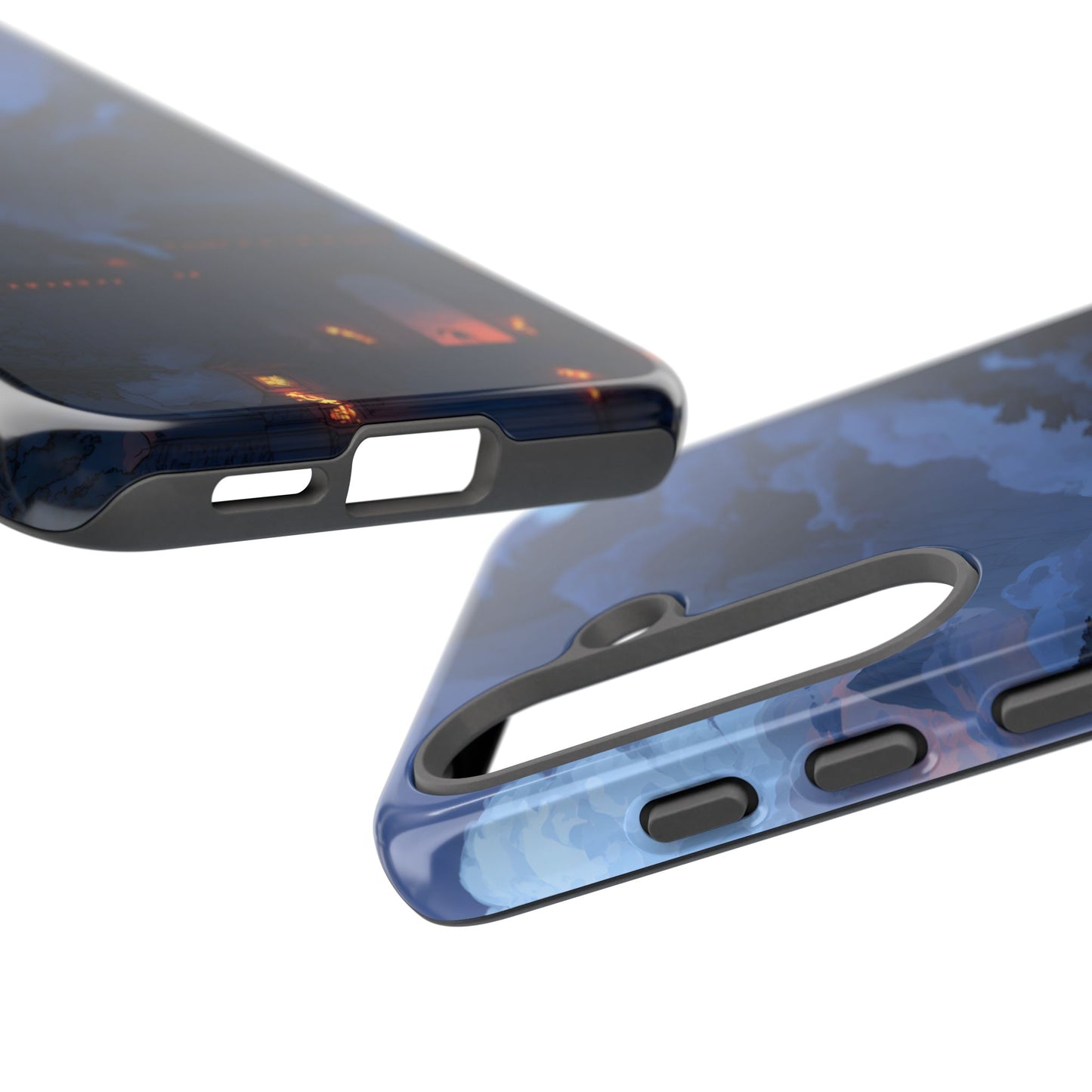 Mountain Fortress โ Tough Glossy Samsung Galaxy Case