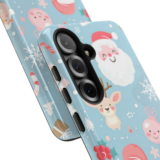 Pastel Santa Joy – Tough Glossy Samsung Galaxy Case