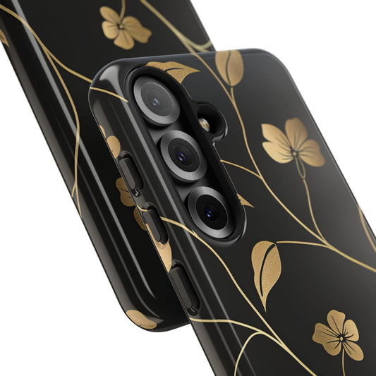 Golden Elegance – Tough Glossy Samsung Galaxy Case