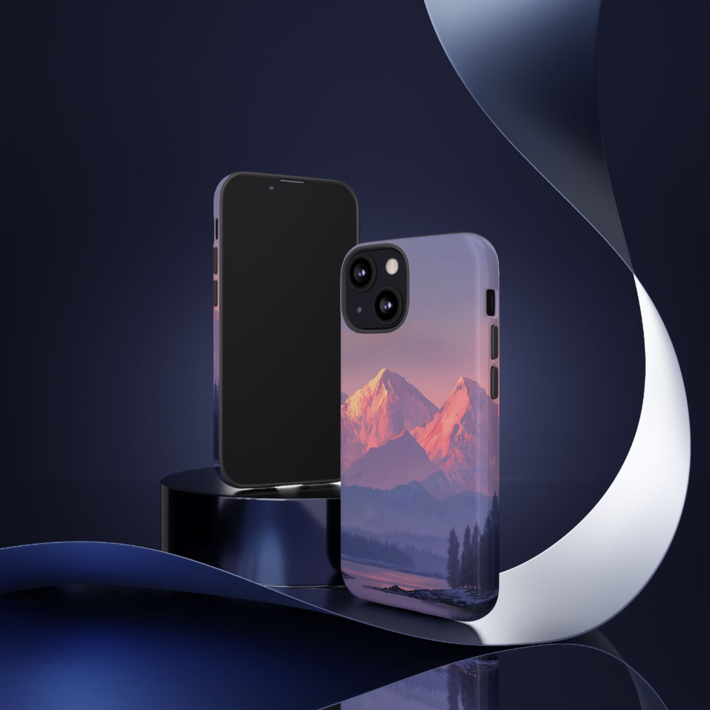 Crimson Peaks – Tough Glossy iPhone Case
