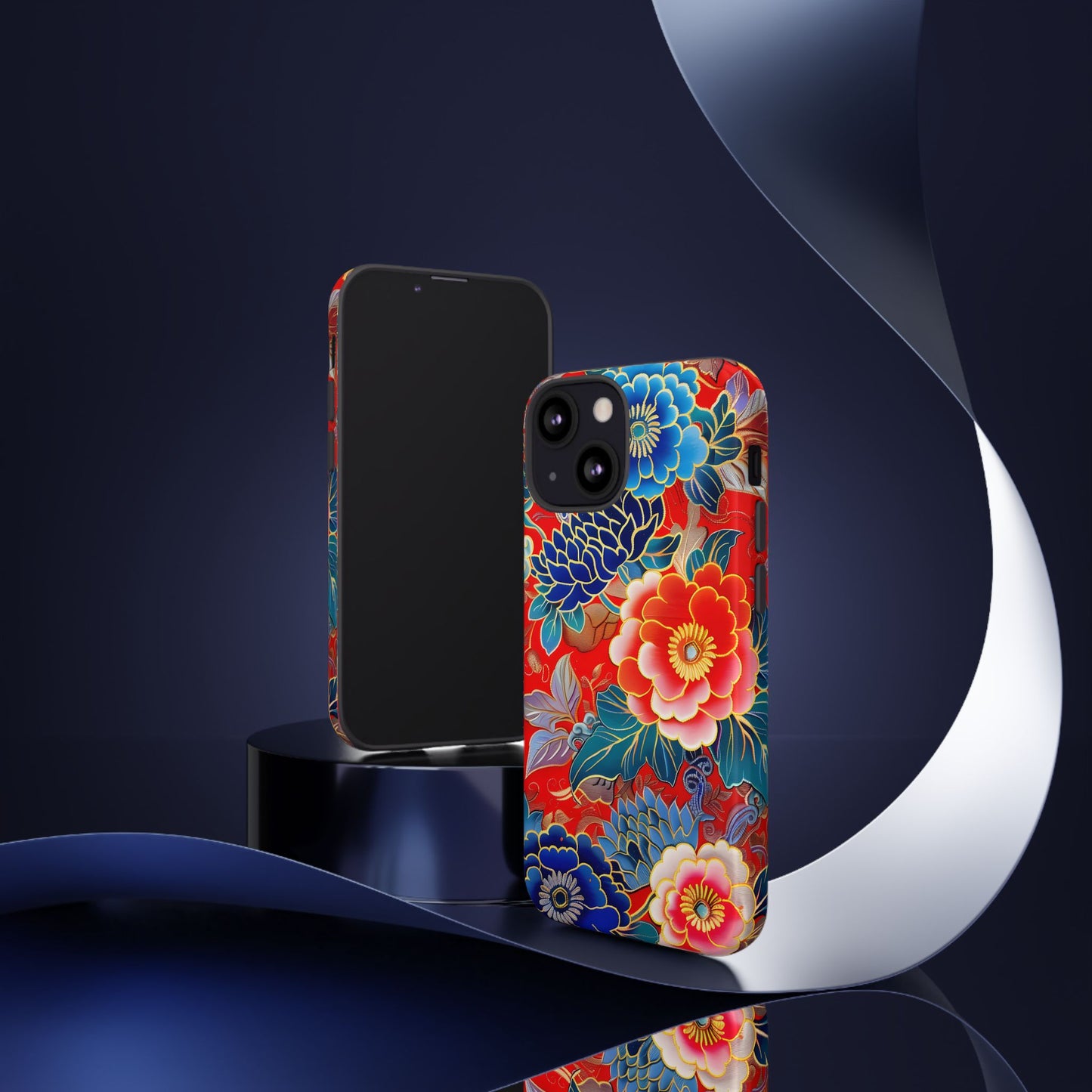 Oriental Blossom โ Tough Glossy iPhone Case
