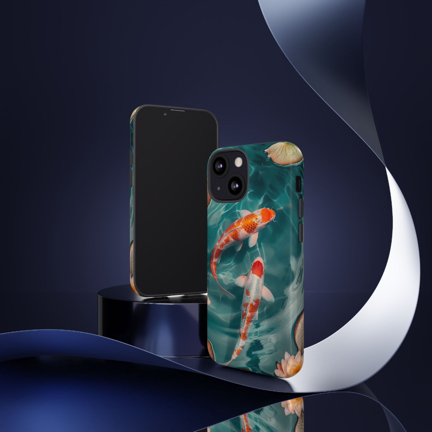 Tranquil Koi Pond – Tough Glossy iPhone Case