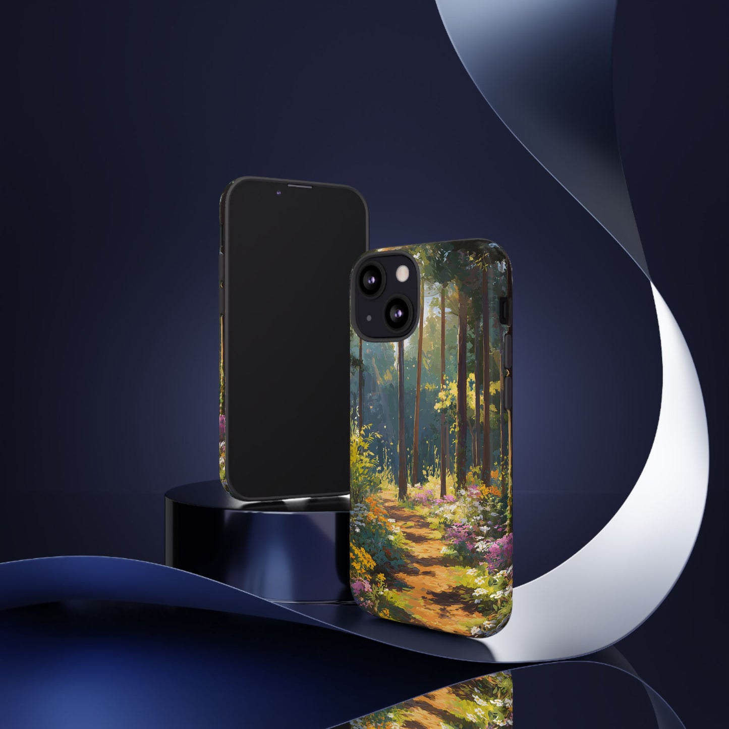 Enchanted Forest Path – Tough Glossy iPhone Case