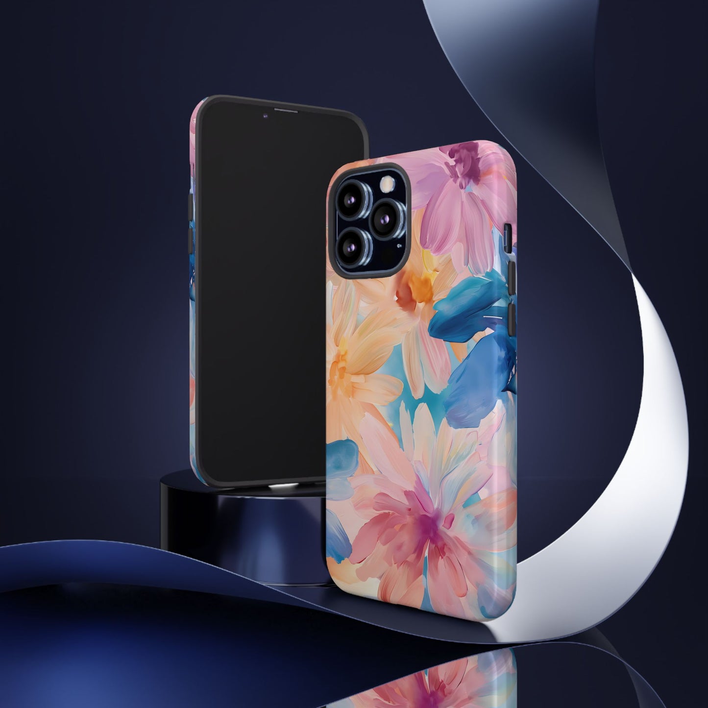 Radiant Bloom โ Tough Glossy iPhone Case