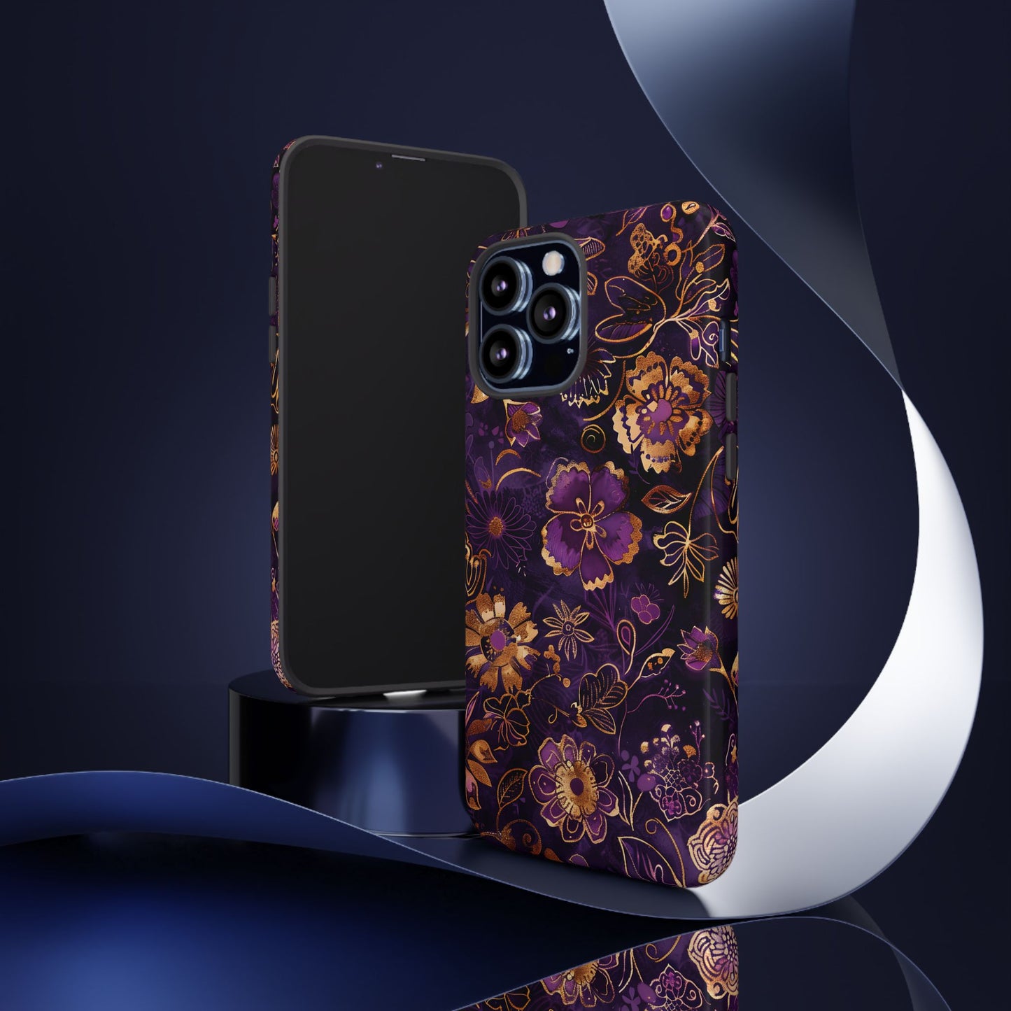 Royal Garden โ Tough Glossy iPhone Case
