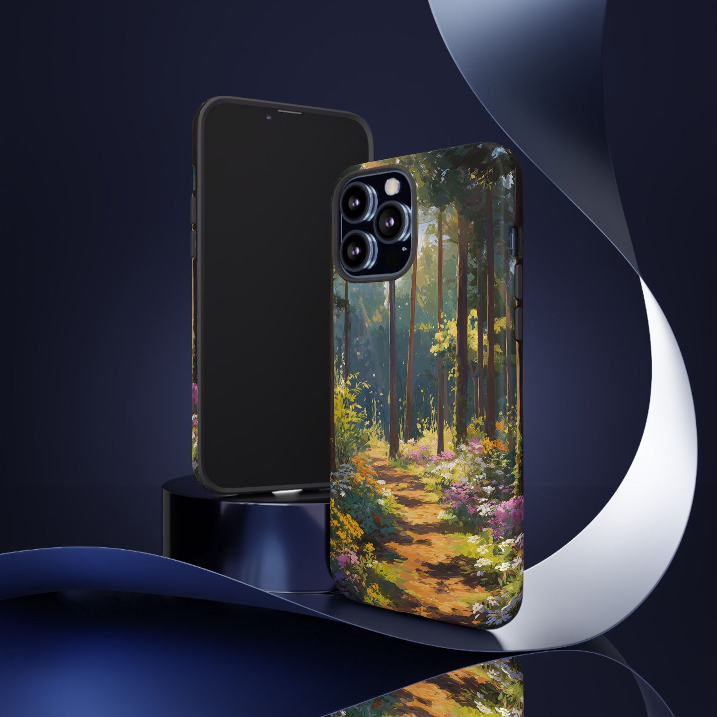 Enchanted Forest Path – Tough Glossy iPhone Case