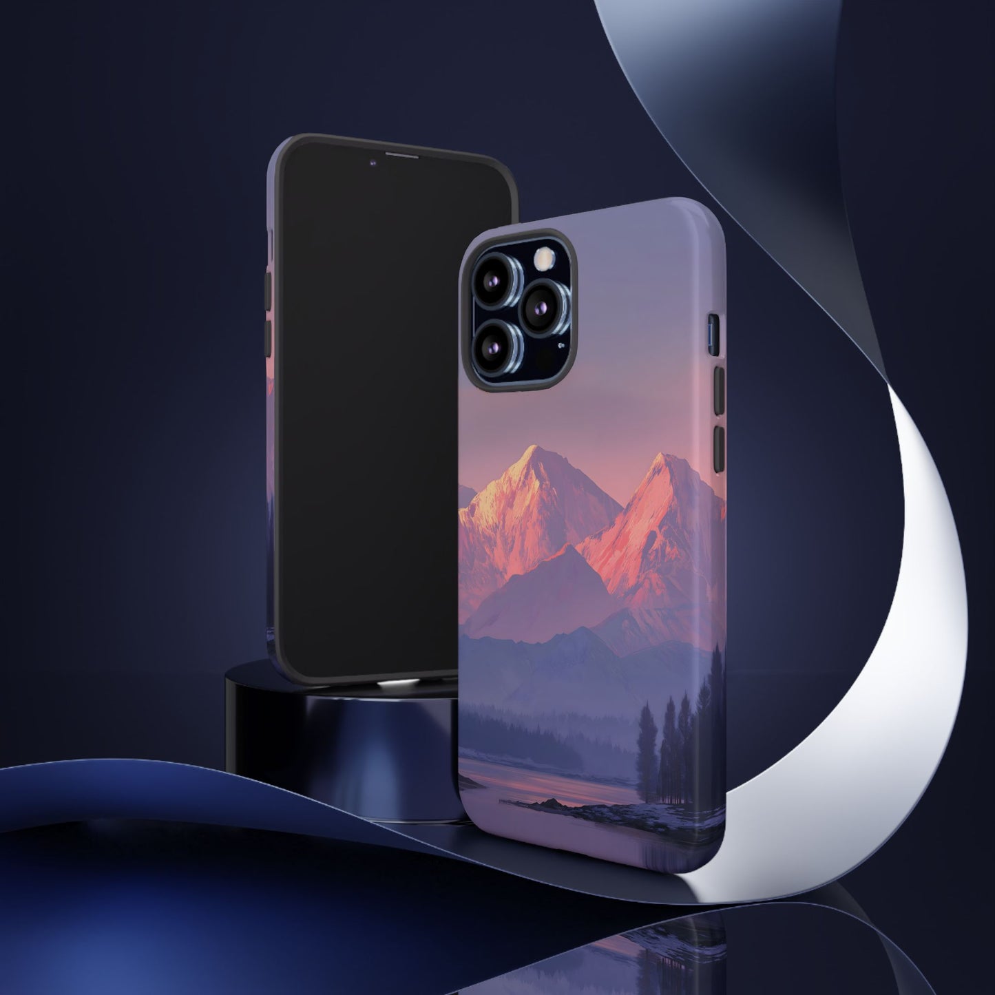 Crimson Peaks – Tough Glossy iPhone Case