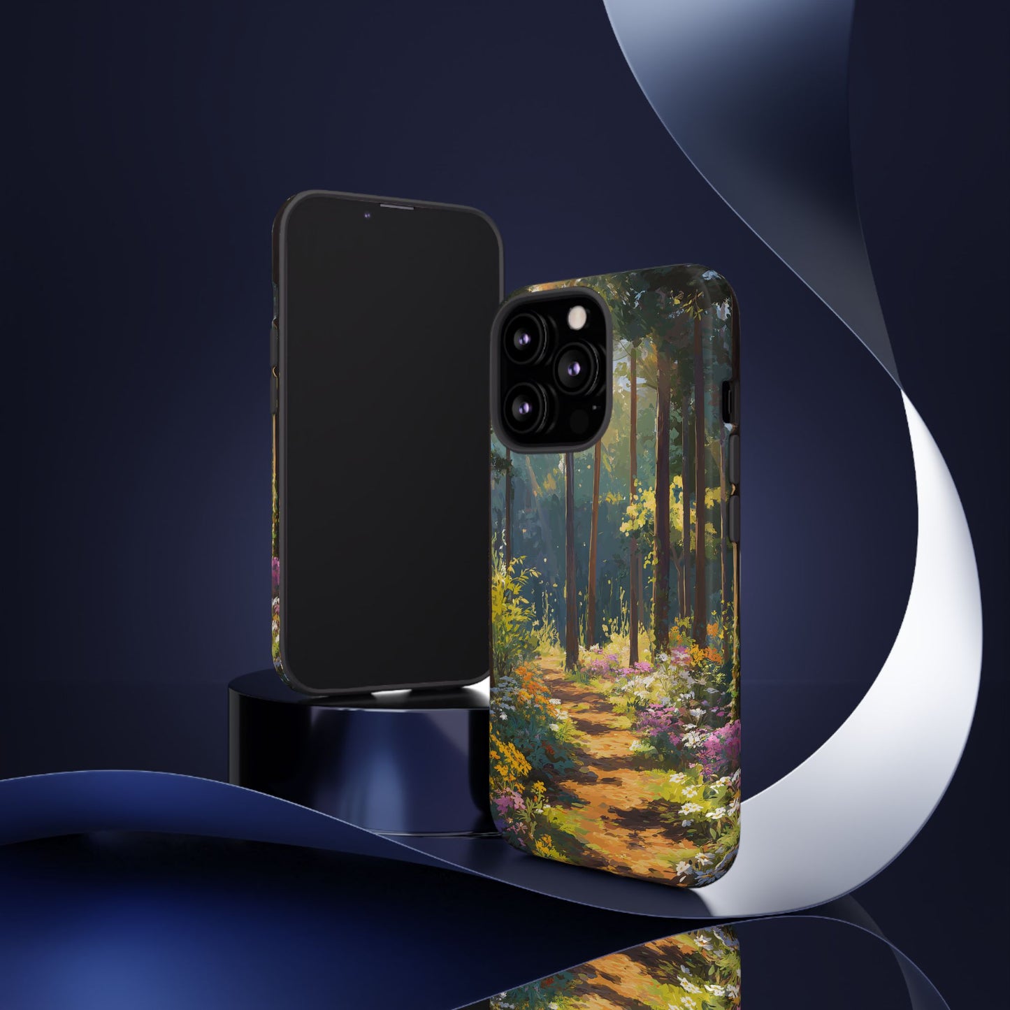 Enchanted Forest Path – Tough Glossy iPhone Case