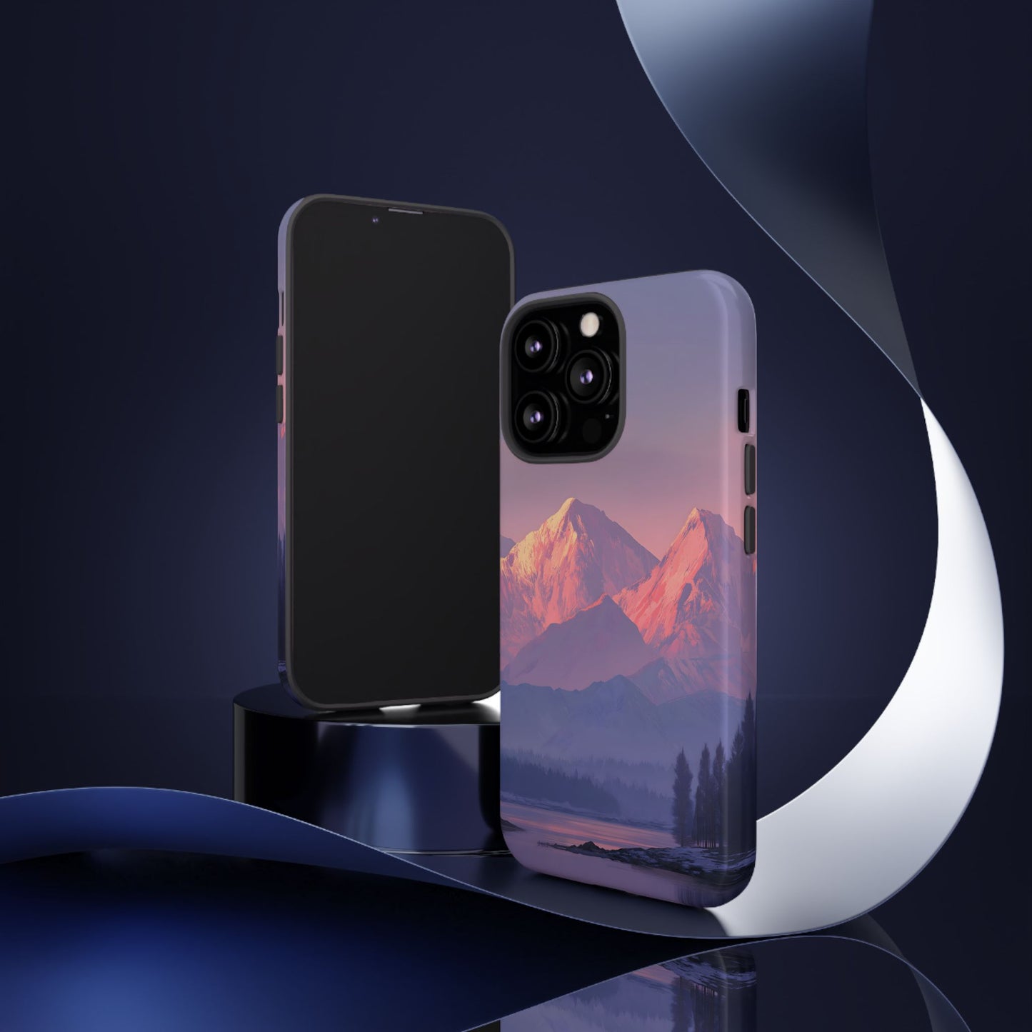 Crimson Peaks – Tough Glossy iPhone Case