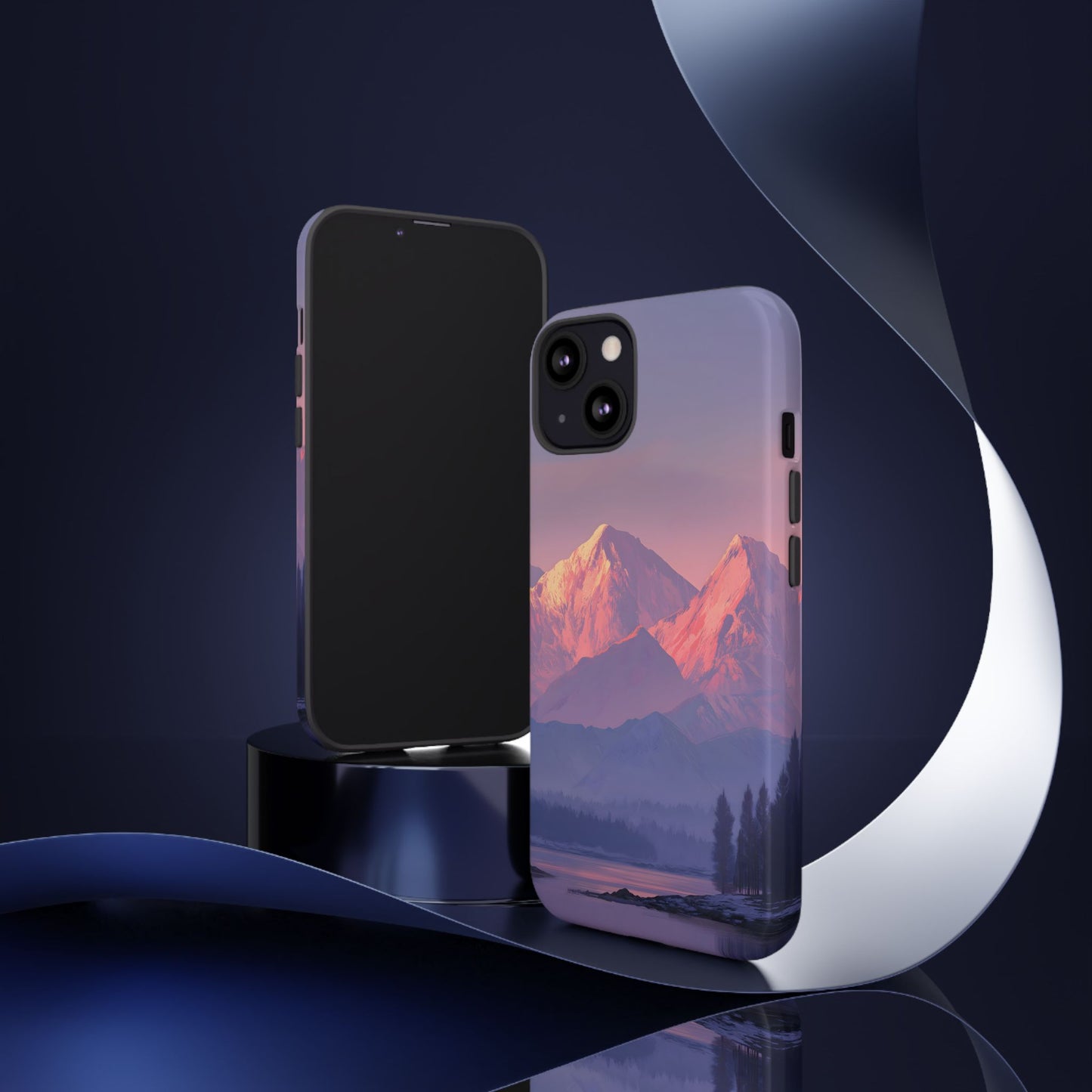Crimson Peaks – Tough Glossy iPhone Case