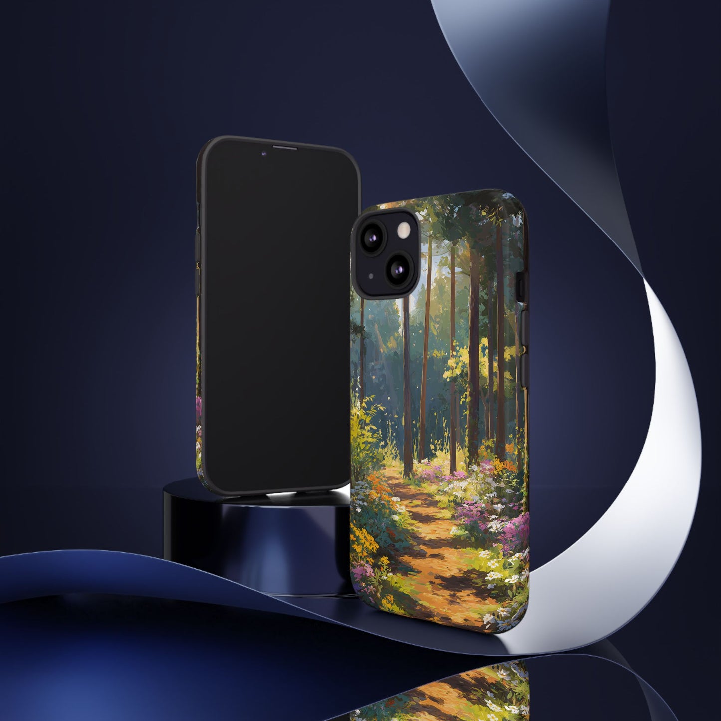 Enchanted Forest Path – Tough Glossy iPhone Case