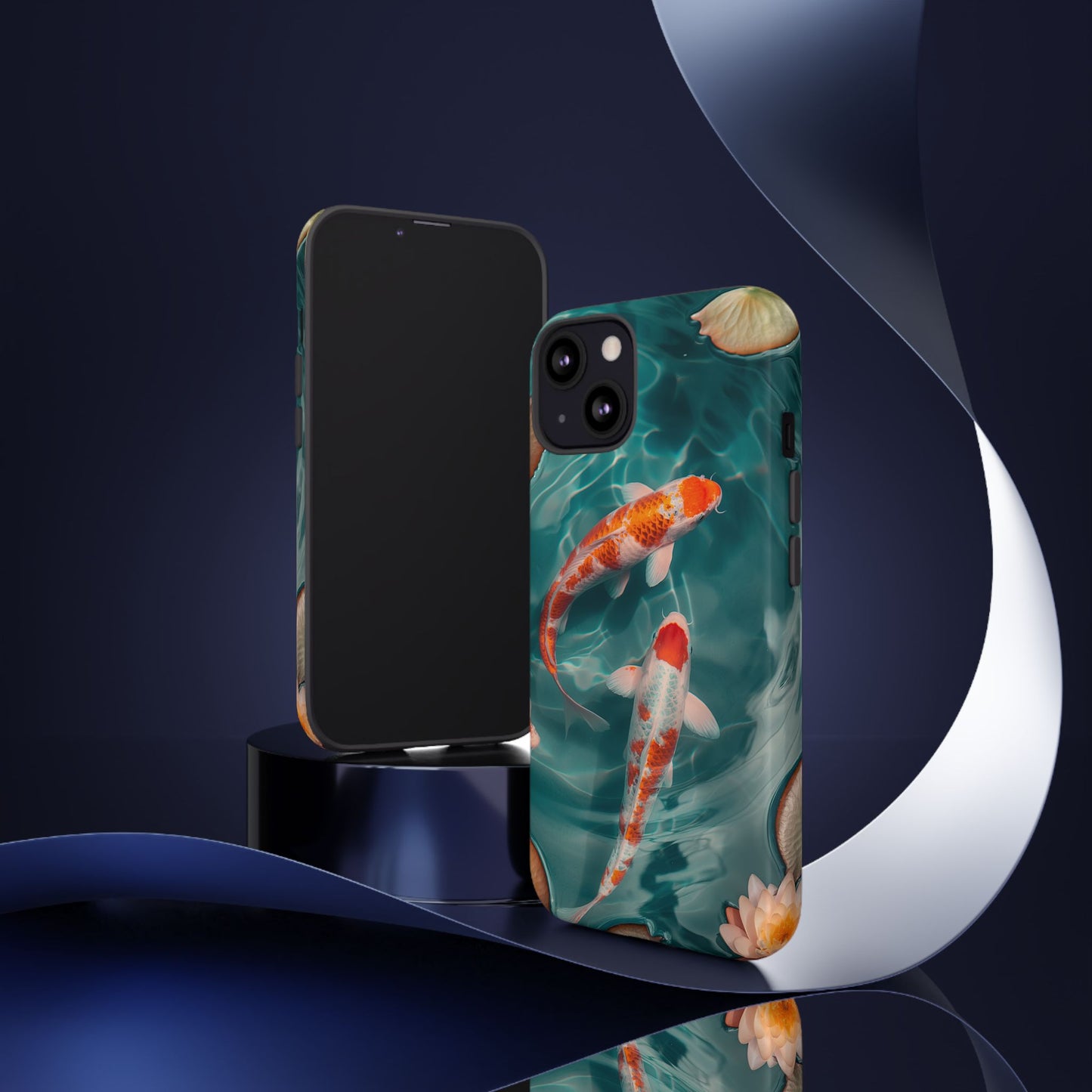 Tranquil Koi Pond – Tough Glossy iPhone Case