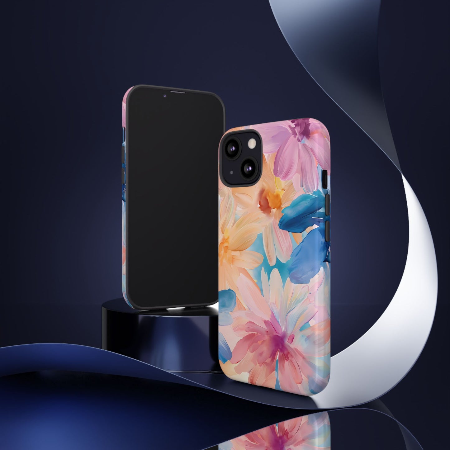 Radiant Bloom โ Tough Glossy iPhone Case