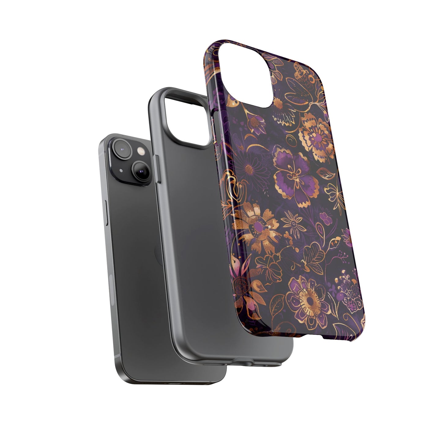 Royal Garden โ Tough Glossy iPhone Case