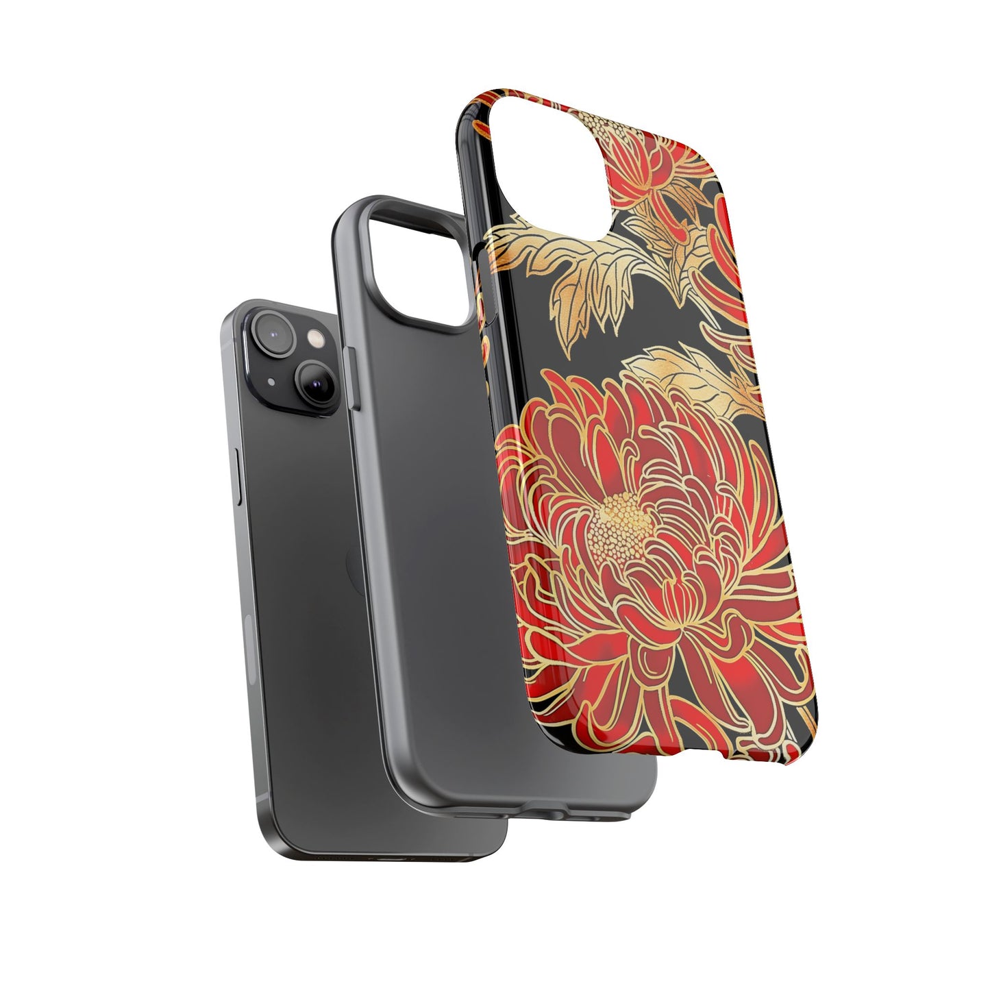 Ember Petals – Tough Glossy iPhone Case